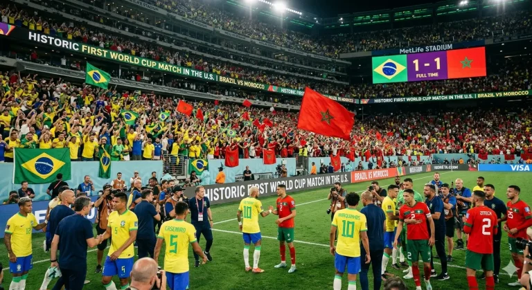 Brazil 1-1 Morocco